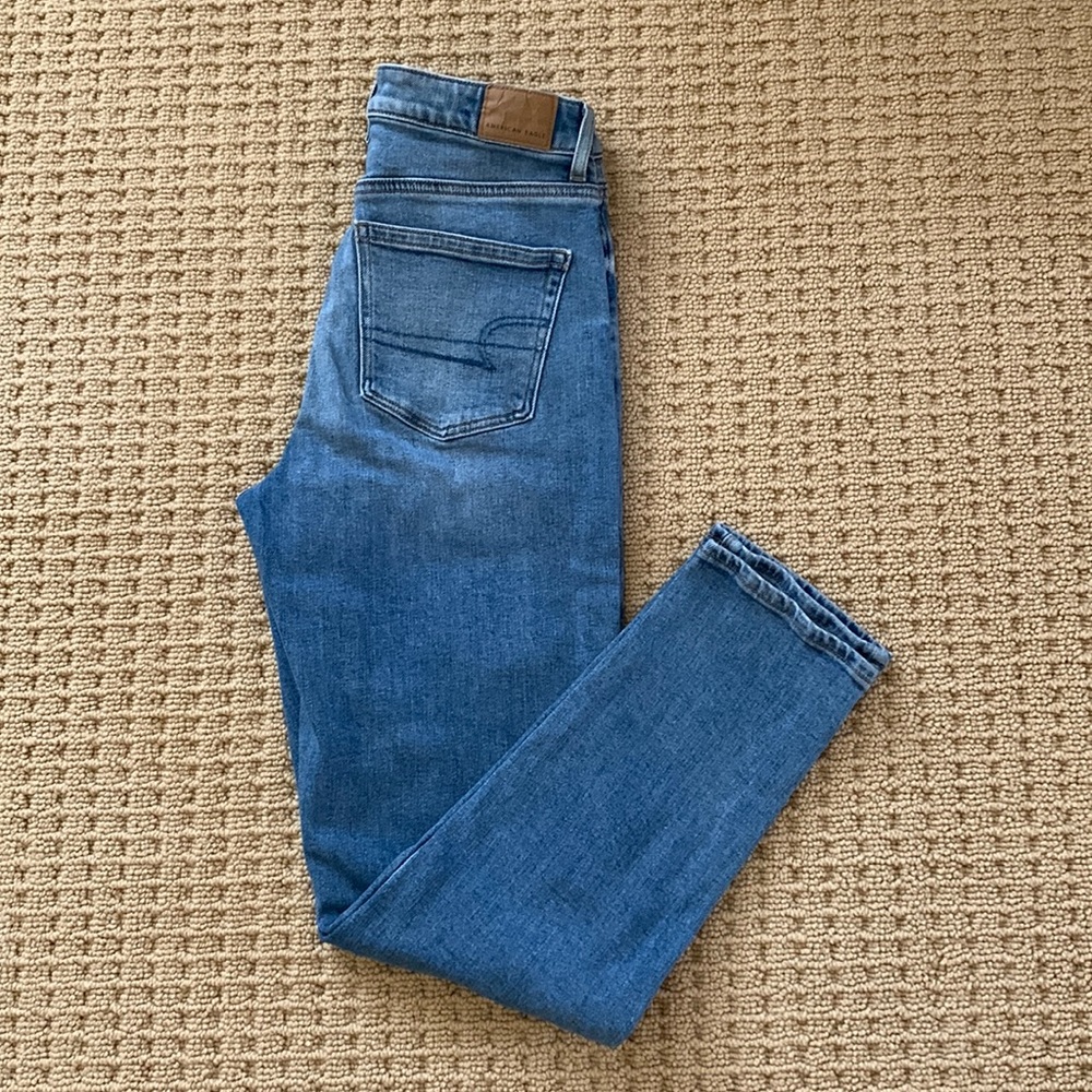 American Eagle Stretch Mom Jeans, Size 2